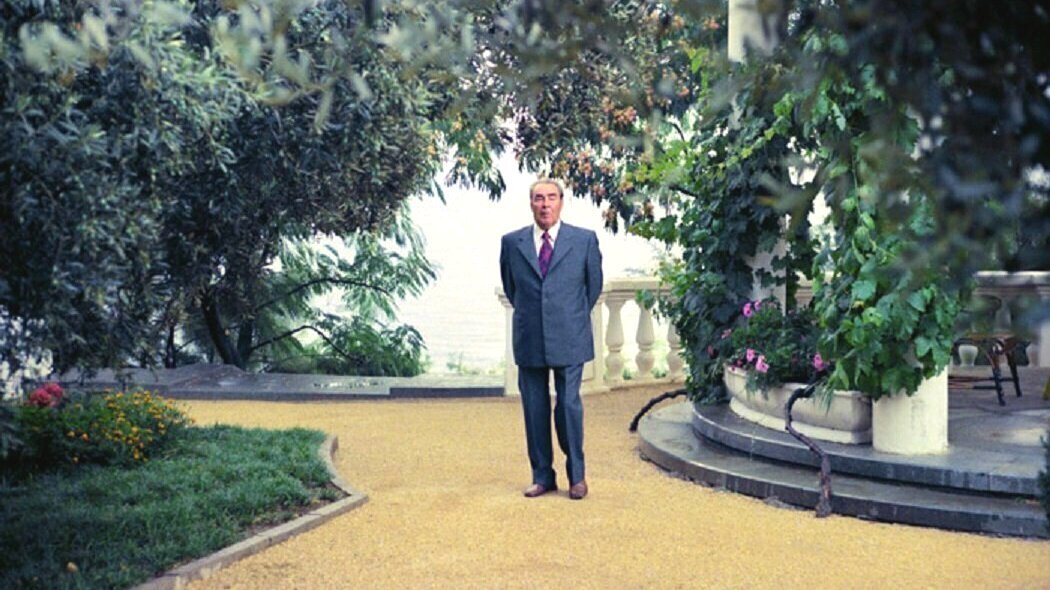 генсек Л.И.Брежнев на даче "Глициния"