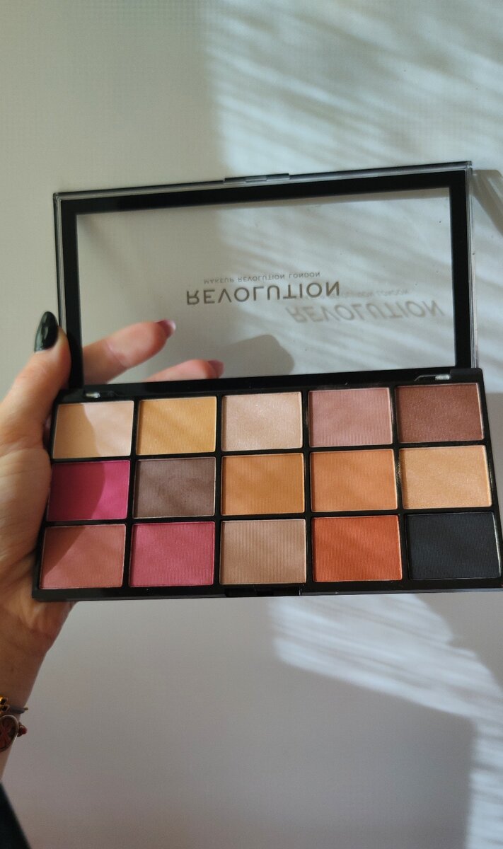 Палетка теней revolution makeup reloaded palette