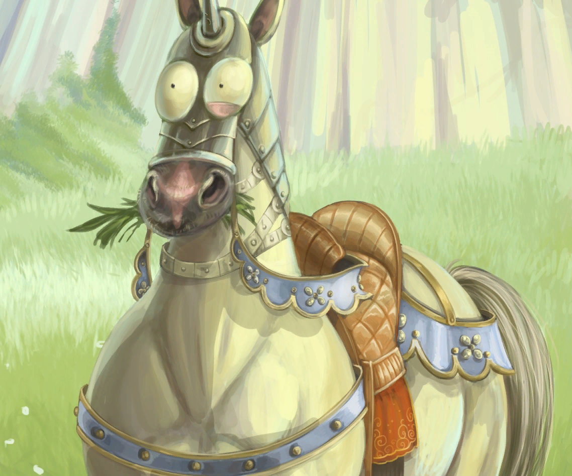 Сказка кон. Принц и рыцарь Даниэль Хаак. Смешной рыцарь на коне. Смешной конь. Забавные лошадки.