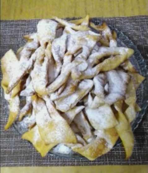 Хворост из крутого теста