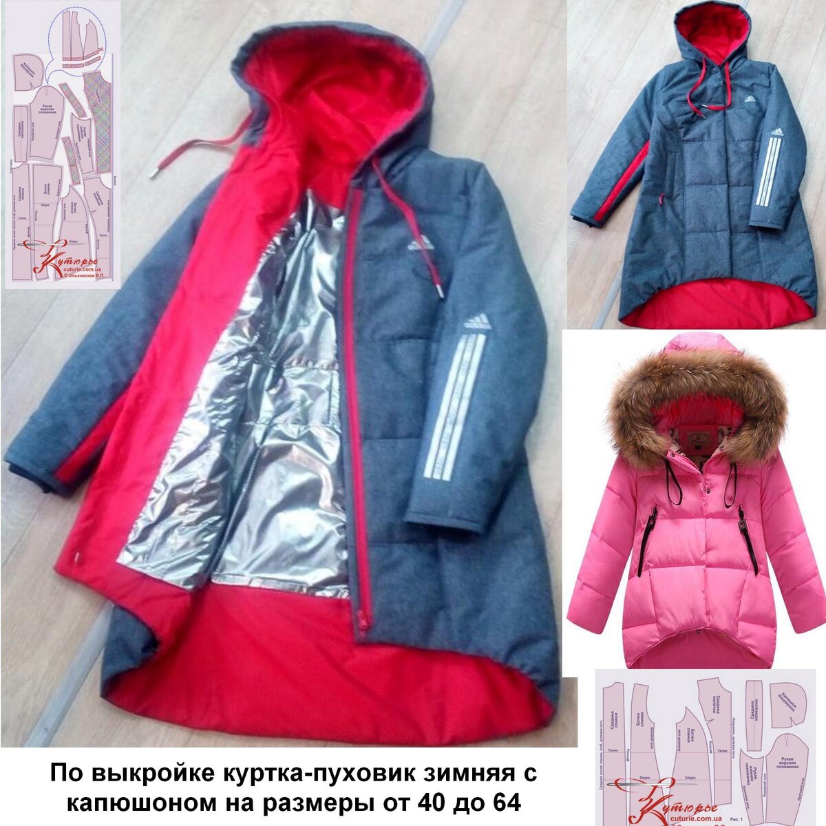 Детская куртка из софтшелла, выкройка от Burda Nordic (129.04.17)