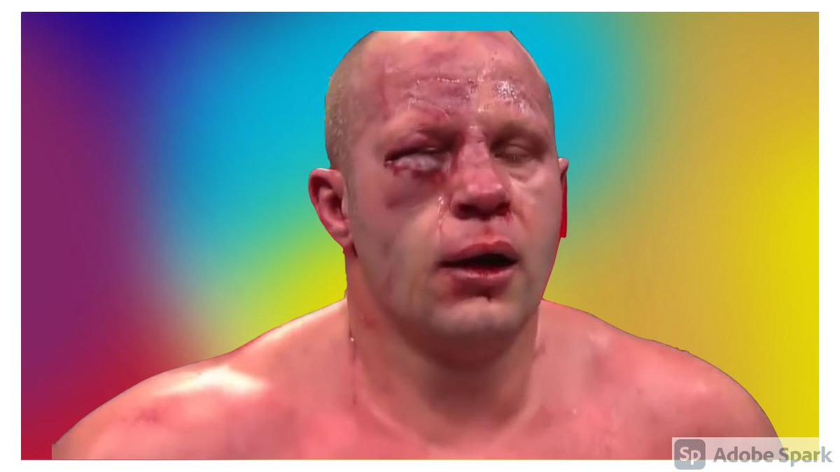 Гематома, полученная в бою против Антонио Сильвы. Про этот бой читайте далее.