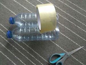 Как сделать пуфик из пластиковых бутылок своими руками