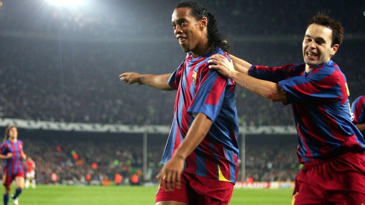 Рональдиньо и Иньеста