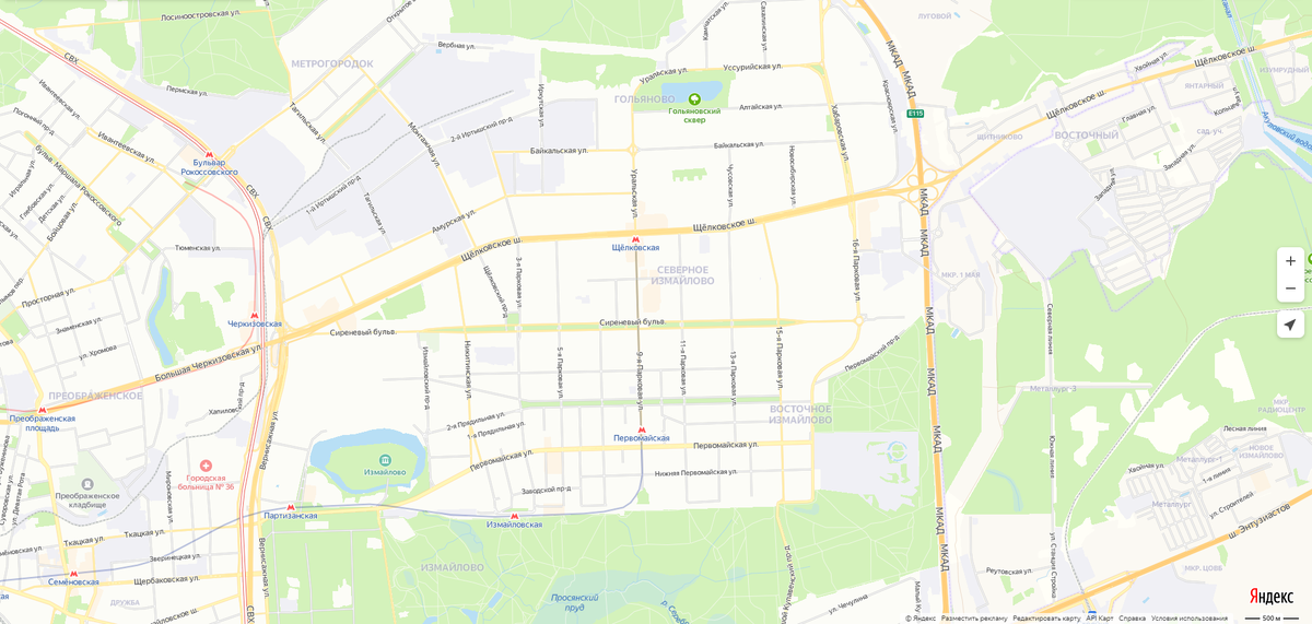 Метро в Гольяново, Измайлово, Метрогородок и мкр.Восточный | А ...