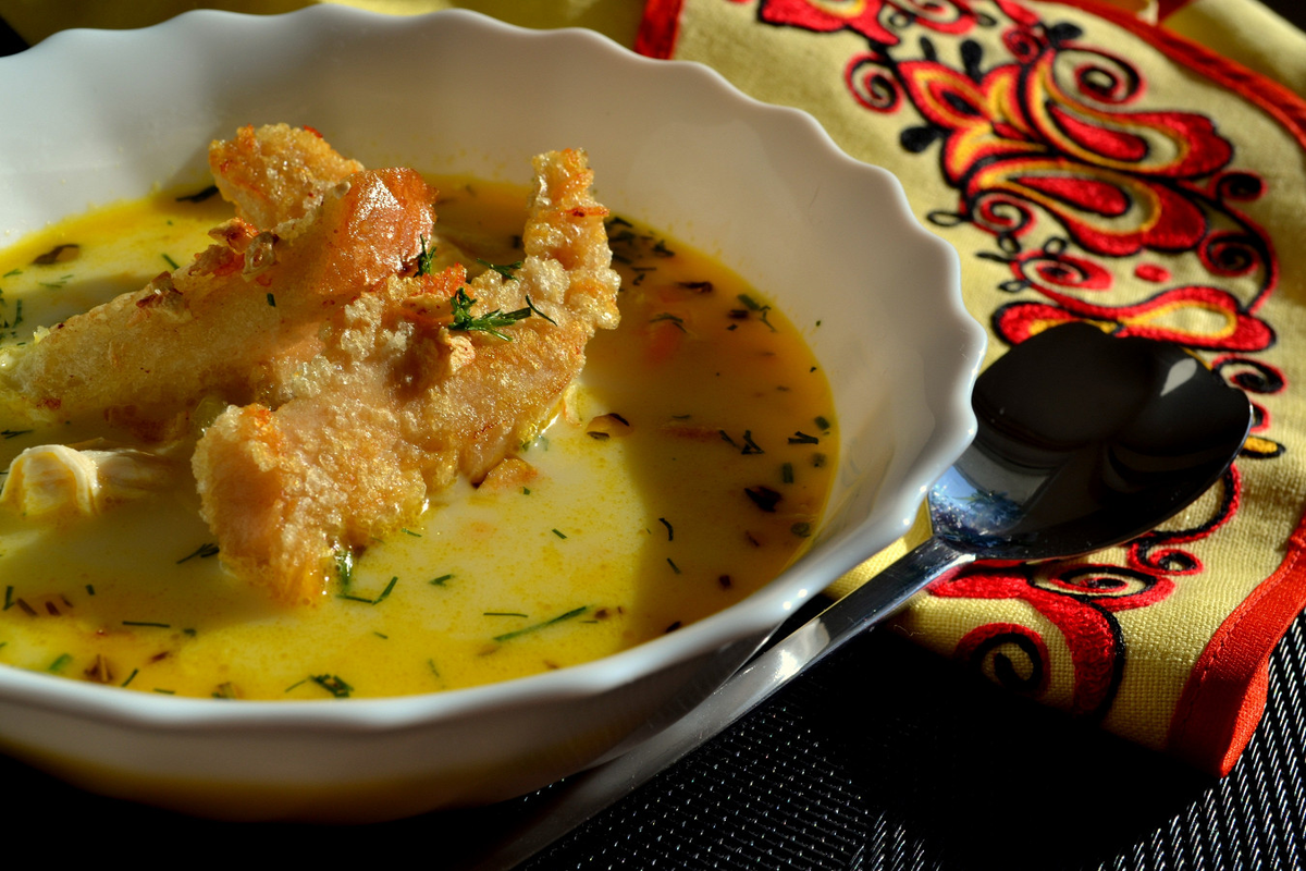 Сырный суп по-франнцузки