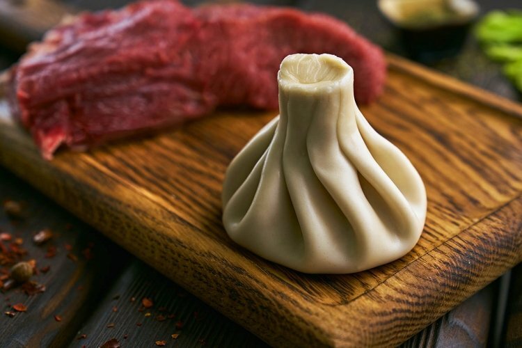 Хинкали с бараниной 