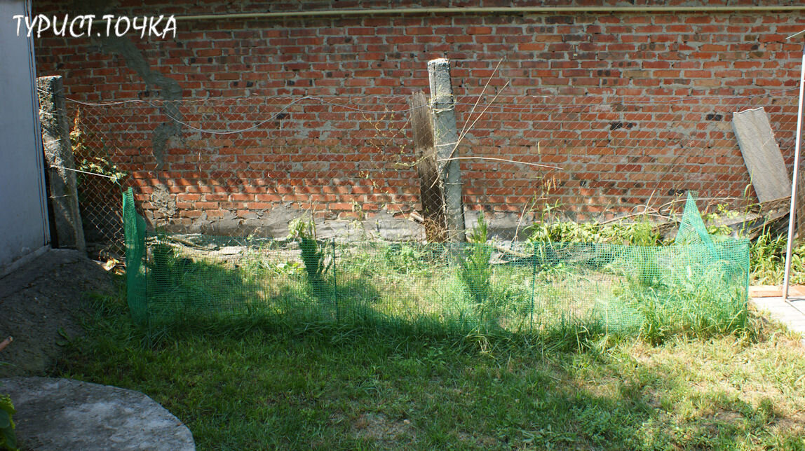 Вот так выглядел кусок двора, который я хотела сделать лучше