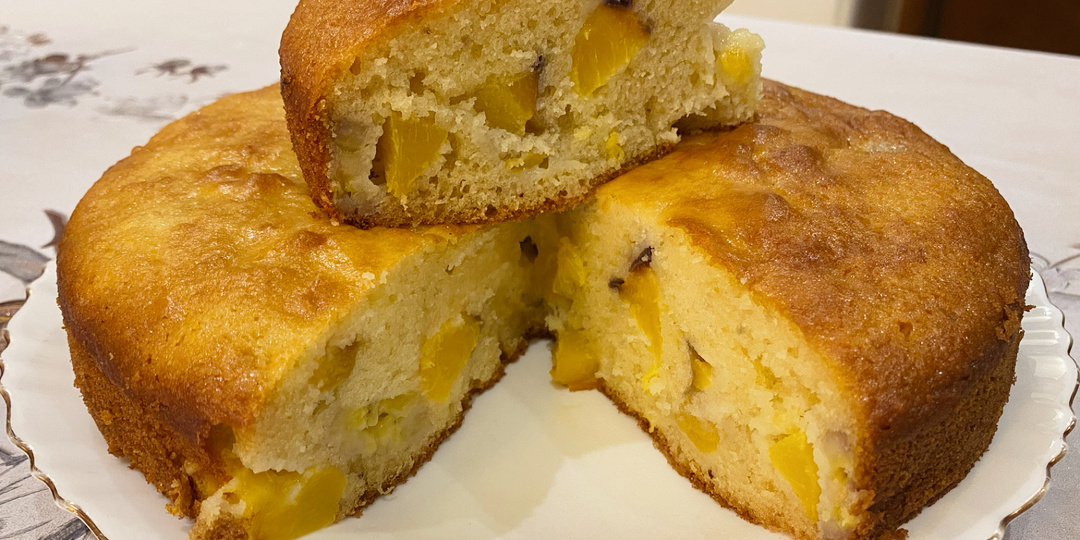 Летний Фруктовый  пирог на скорую руку. Очень вкусный рецепт.