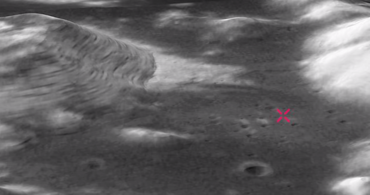 Снимок Аполлона с телескопа Хабл.