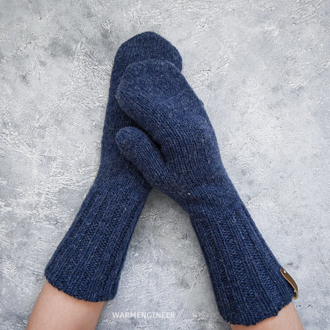 Двойные варежки из пряжи  Pastorale
