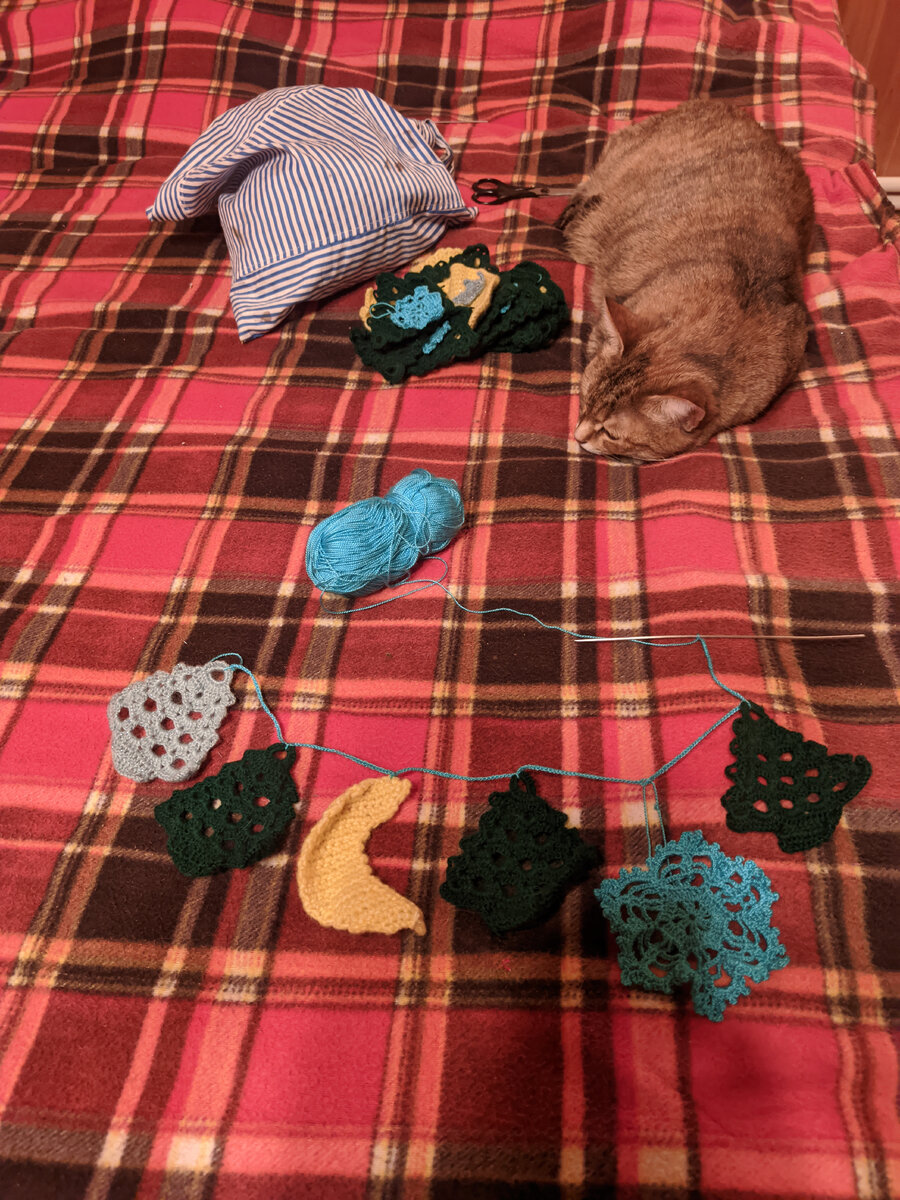 В процессе сборки