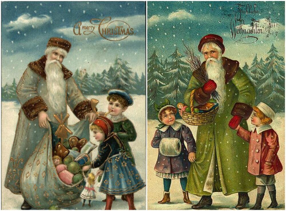 Открытки  первой половины XX века.