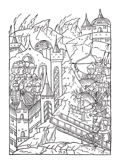 Изображение русских воинов. Второй Остермановский том. Витовт под Смоленском
1312 года