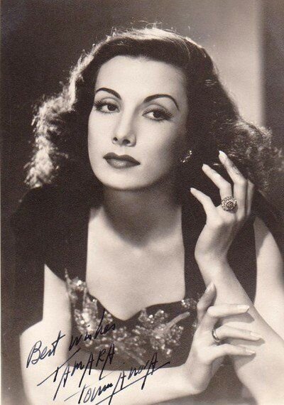 Балерина и актриса Тамара Туманова     Источник фото/ Photo source: pinterest.com