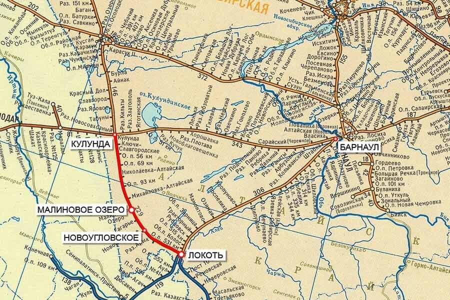 Карта коченево с улицами