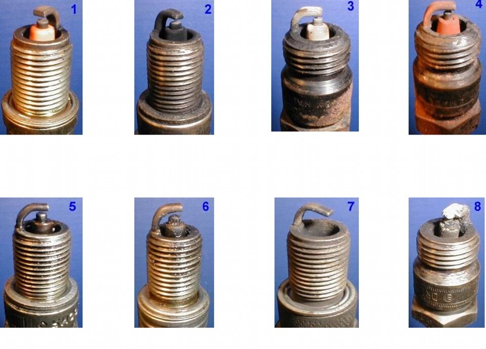 Износ свечей зажигания