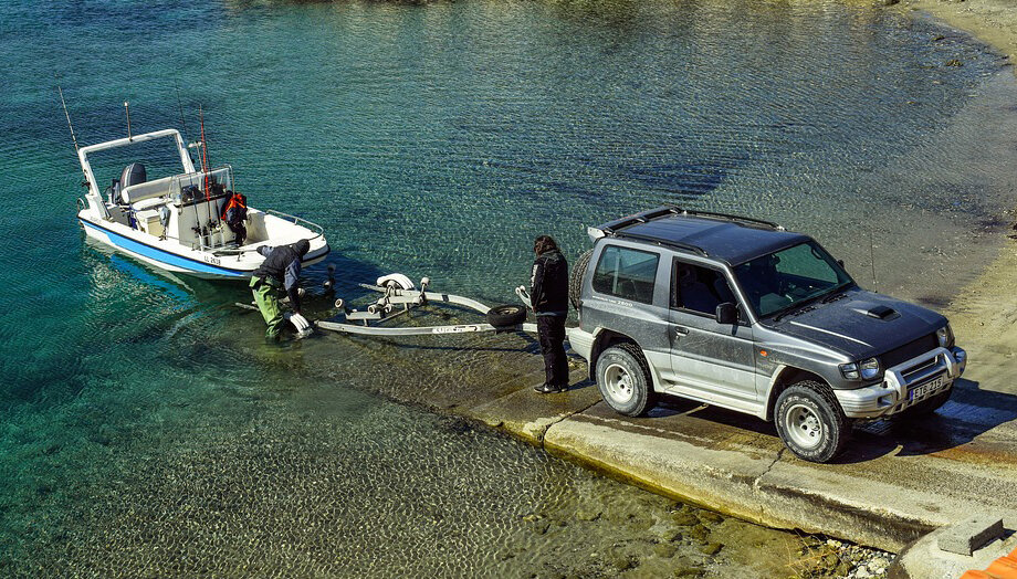 Прицеп для перевозки катера