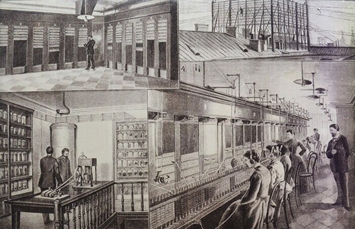 Комутатор и "телефонные дамы" 