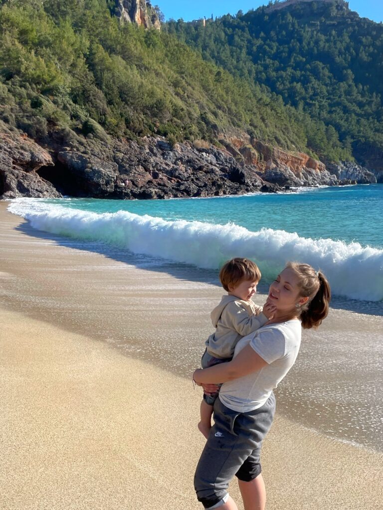 Пляж Клеопатры, февраль 2022 год