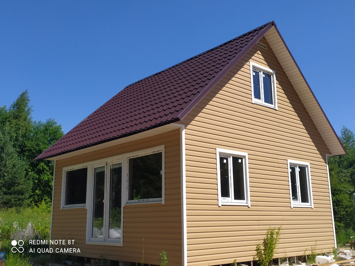 Наш недострой. Надеюсь, что завтра сдвинемся в с мёртвой точки. Фото автора. 