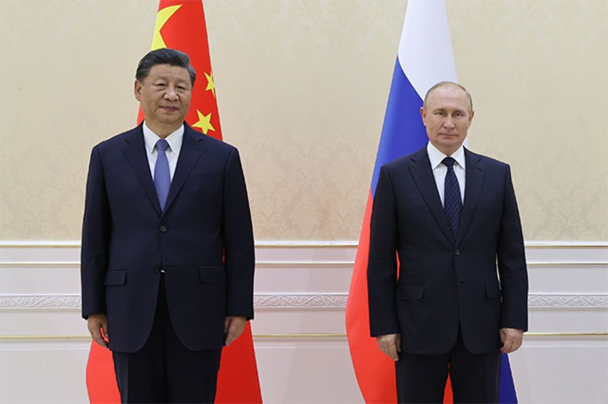    15 сентября 2022. Председатель КНР Си Цзиньпин и президент РФ Владимир Путин.