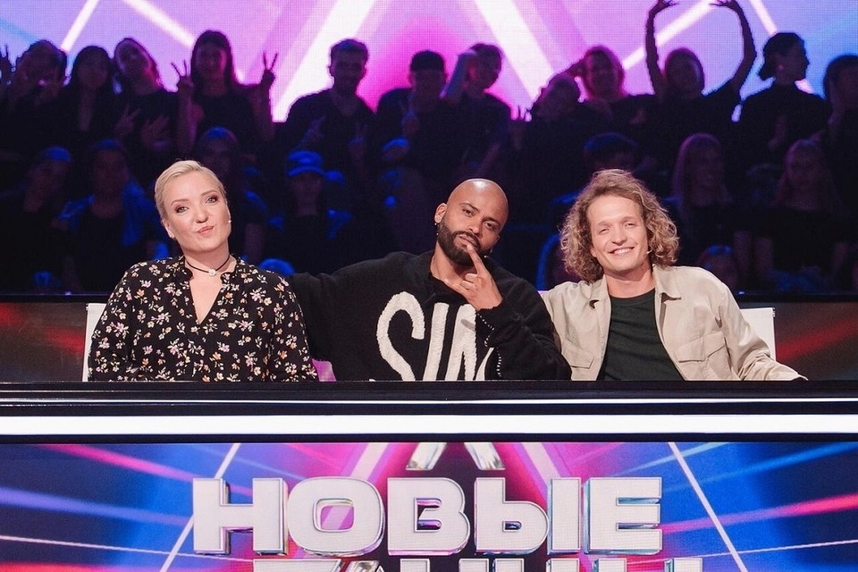     Члены жюри "Новых танцев" Ирина Мягкова, Мигель и Владимир Варнава. Фото: TNT