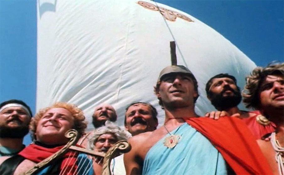 Кадр из фильма "Весёлая хроника опасного путешествия", 1986 г.