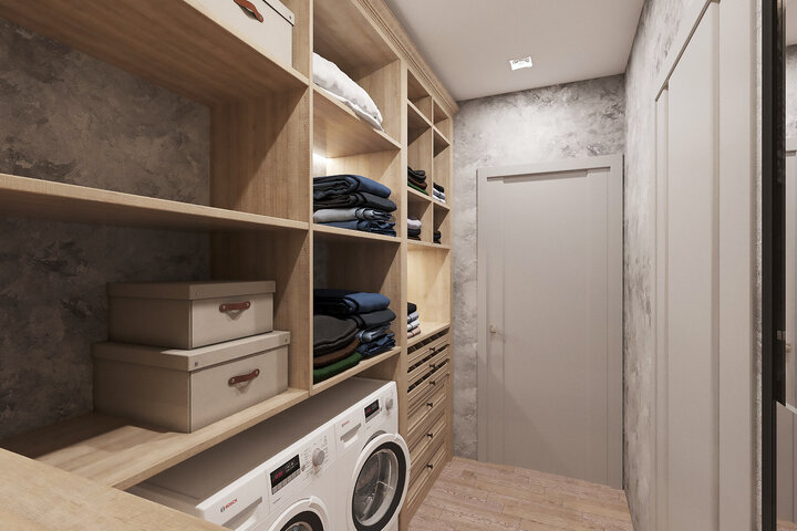 Дверь в гардеробной