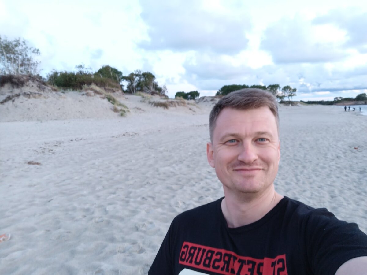 На пляже Балтийской Косы 