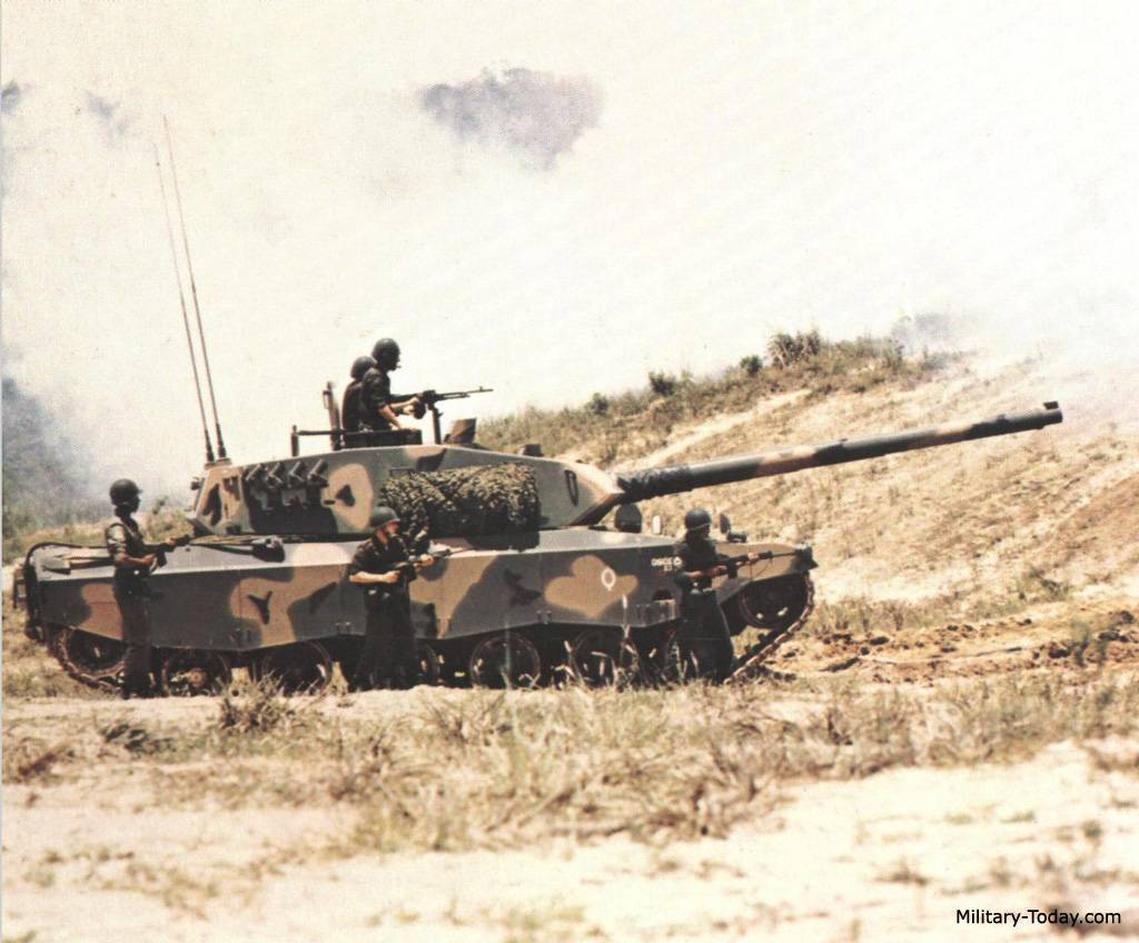 Основной танк EE-T1 Osório. Фото Military-today.com