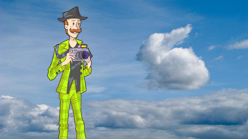 На что похожи облака?