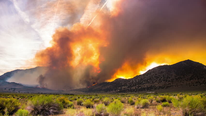 Пылающая гора Винген.