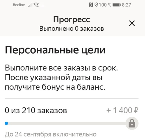 Персональные цели яндекса