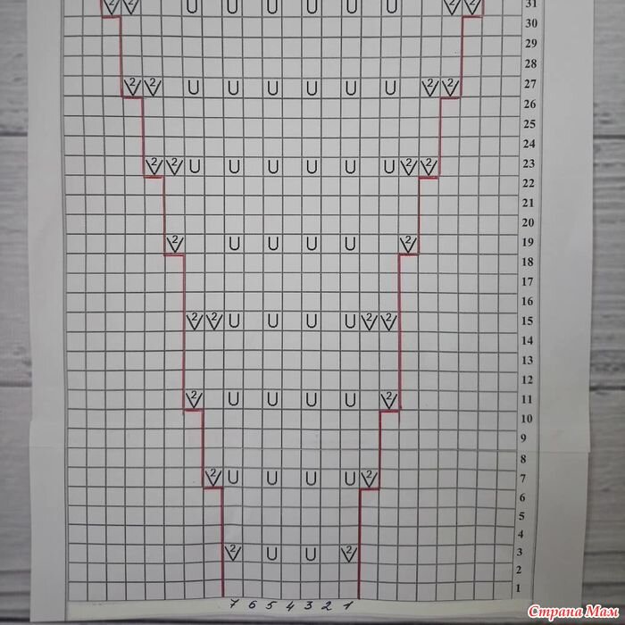 Кусок узора, с которого всё началось.
