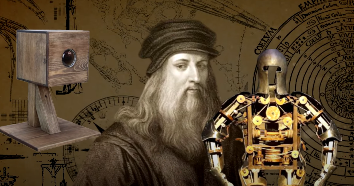 Робот рыцарь Леонардо да Винчи. Leonardo da Vinci изобретения.