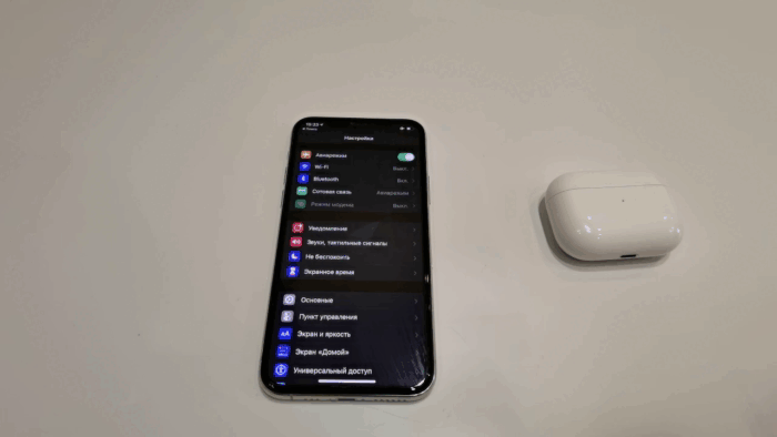 Покдлючение AirPods Pro