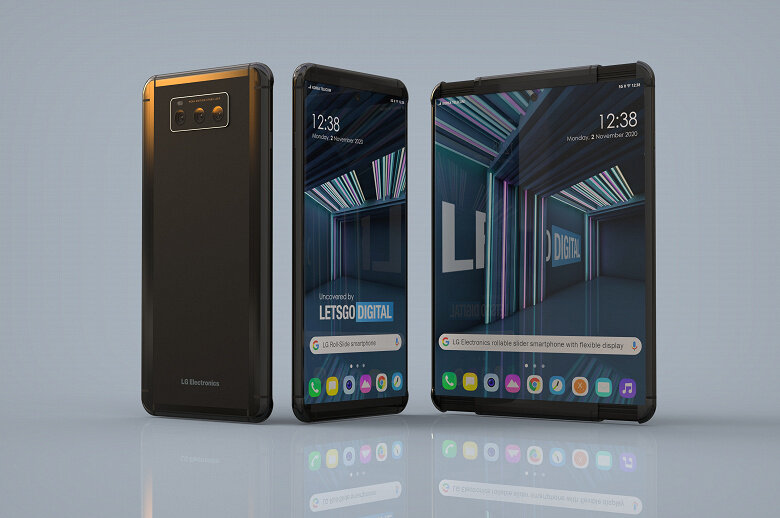 Предполагаемый изображение смартфона LG  
