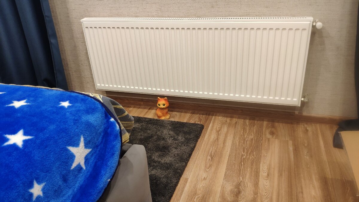 Моя холодная батарея в спальне
