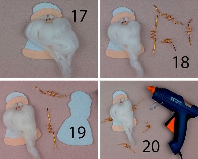 Показываем, как делать Деда Мороза из СССР в технике Папье-маше