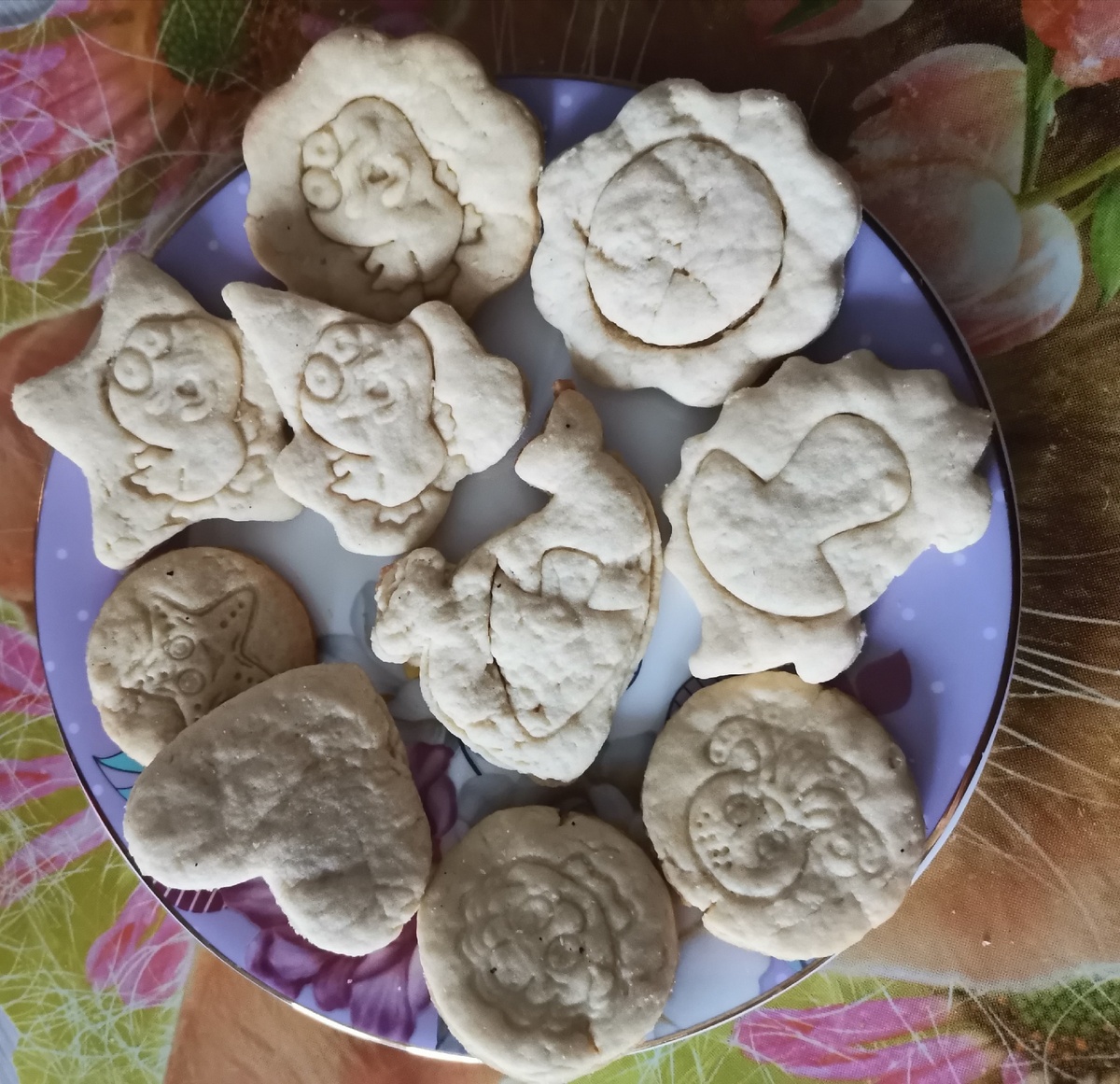 вот такие печеньки получаем. 