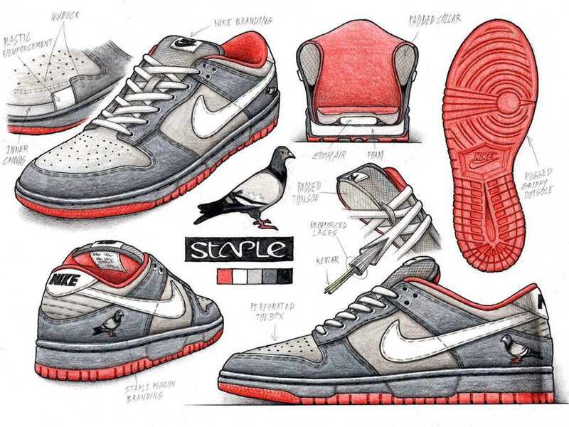 Nike Dunk Low Staple NYC Pigeon SneakerCulture