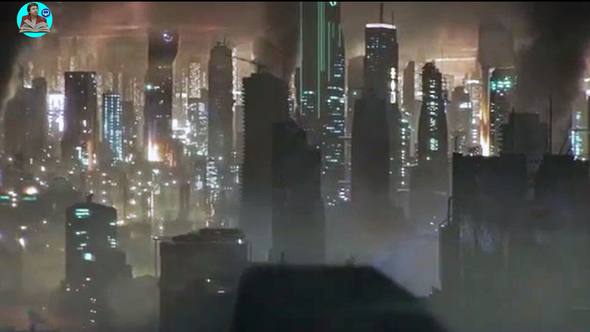 Кадр из фильма "2067 г. : Петля времени". Последний город.