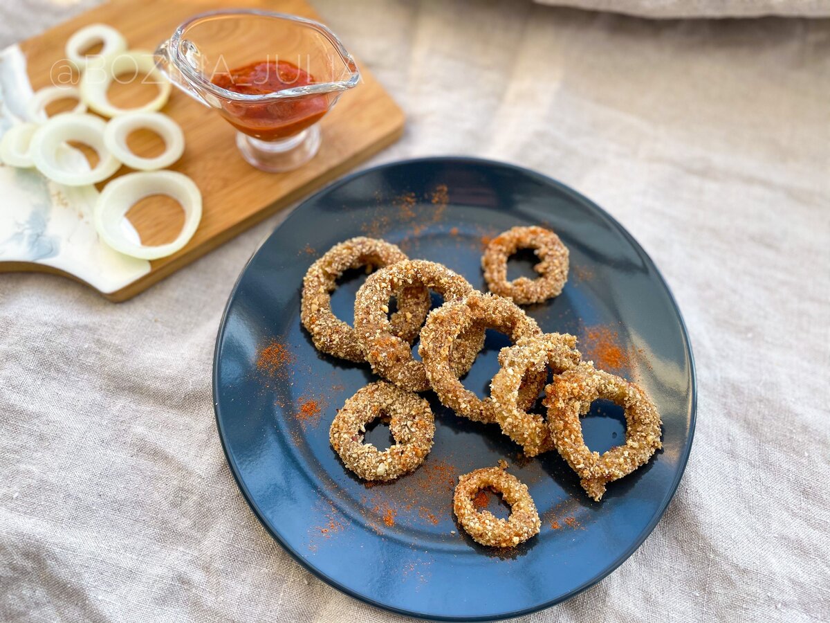 Вот такие луковые кольца получаются из самого обычного лука
