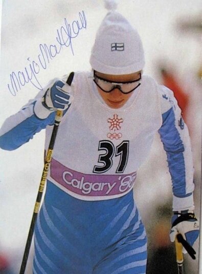 Marjo Matikainen (Марьо Матикайнен). Калгари, 1988 год.