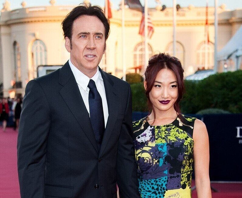 Николас Кейдж и его бывшая жена Элис Ким