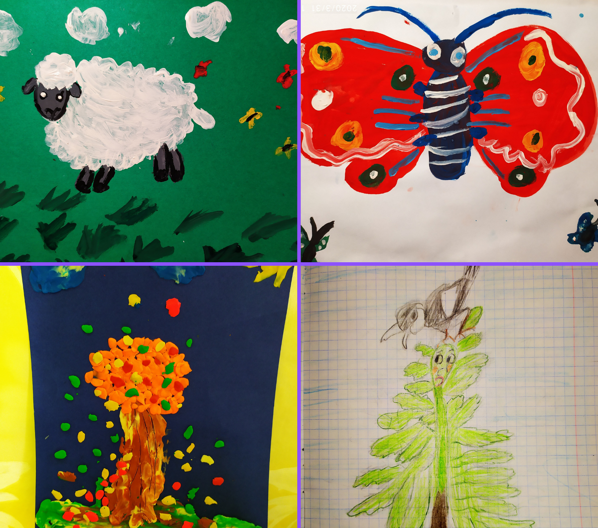 Рисунки ребенка.   