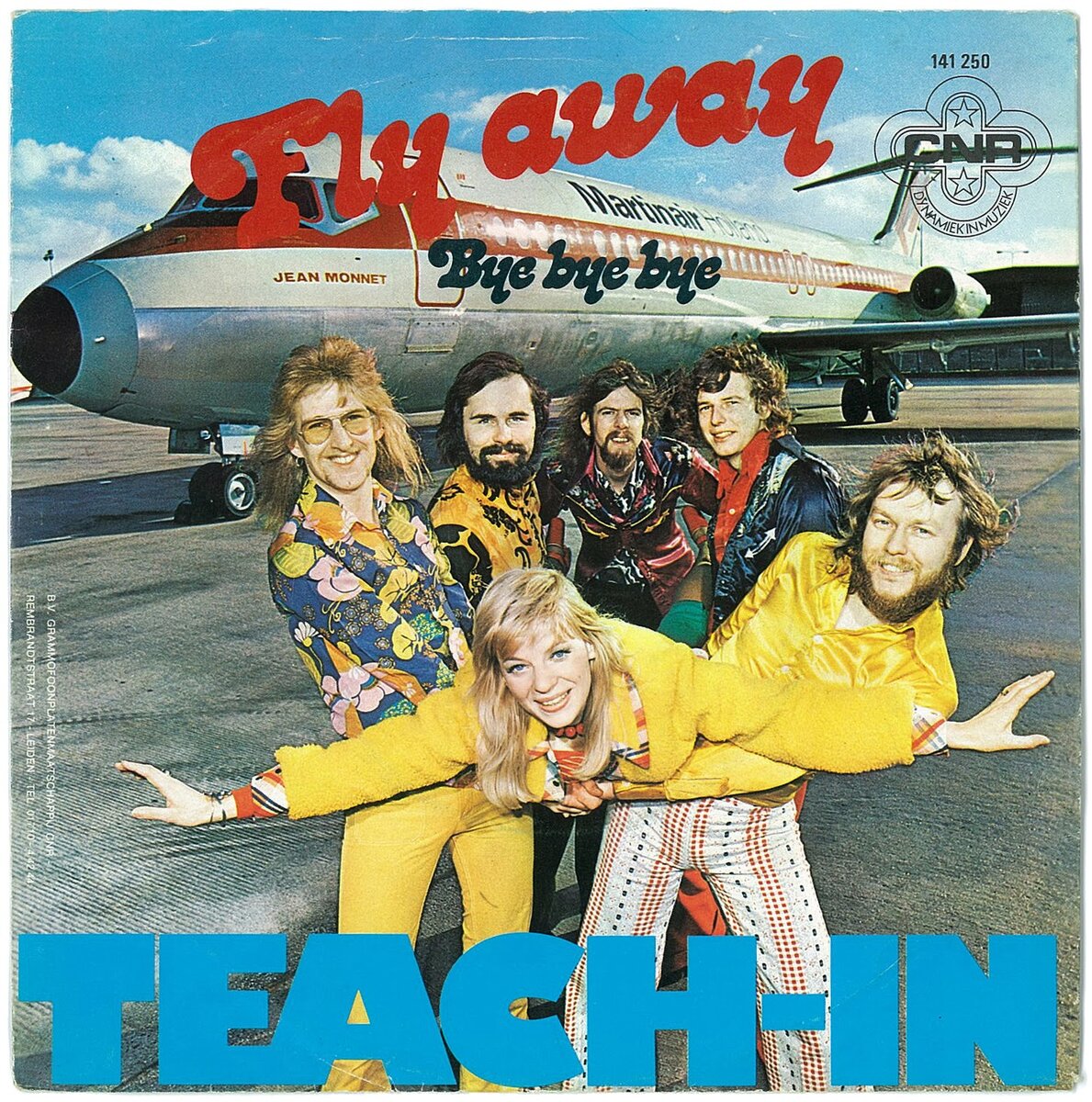 Обложка сингла "Fly Away" нидерландской поп-группы Teach-In