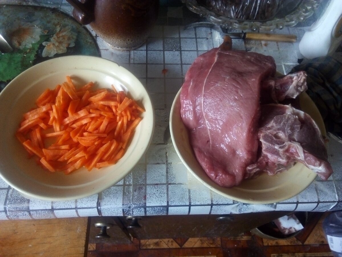 Начинаю готовить плов