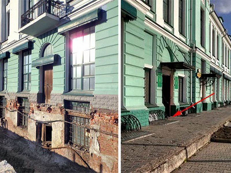 Музей врубеля омск раскопки. Почему здания под землей. Закопанные города россии. Закопанные города россии санкт-петербург. Омск.